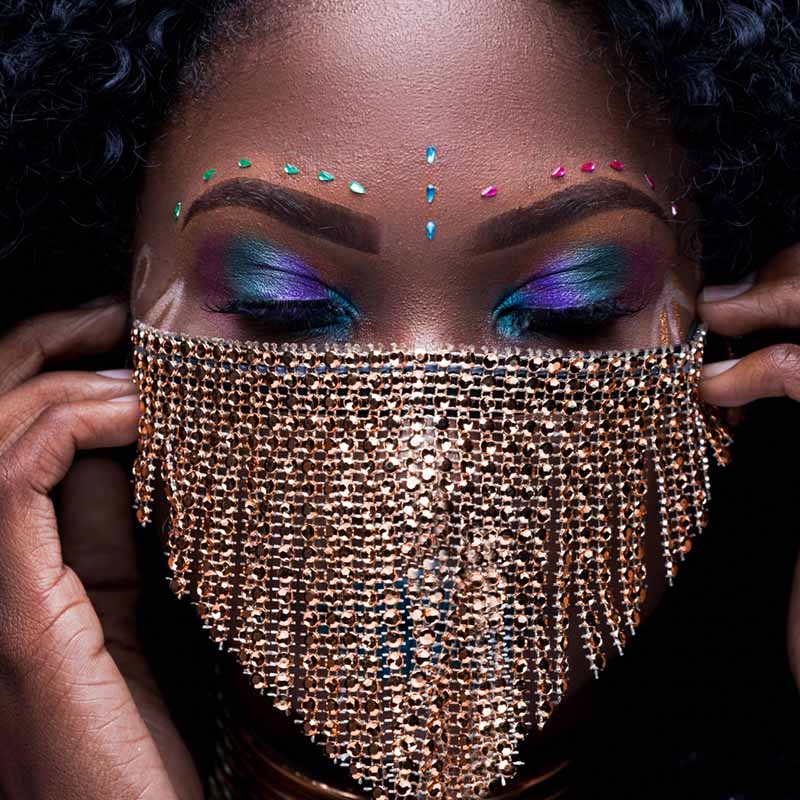 Fashion Photography KC Media Ltd. Trinidad and Tobago kcmediatt Mask Jewlery Makeup Make Up Models Women Girl