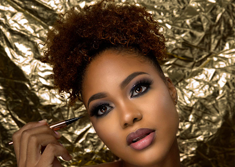 Make Up Photography KC Media Ltd. Trinidad and Tobago kcmediatt Models Women Girl Makeup Brush
