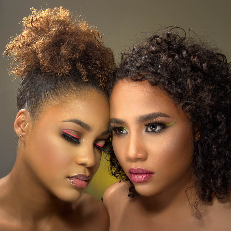 Make Up Photography KC Media Ltd. Trinidad and Tobago kcmediatt Models Women Girl Makeup Brush